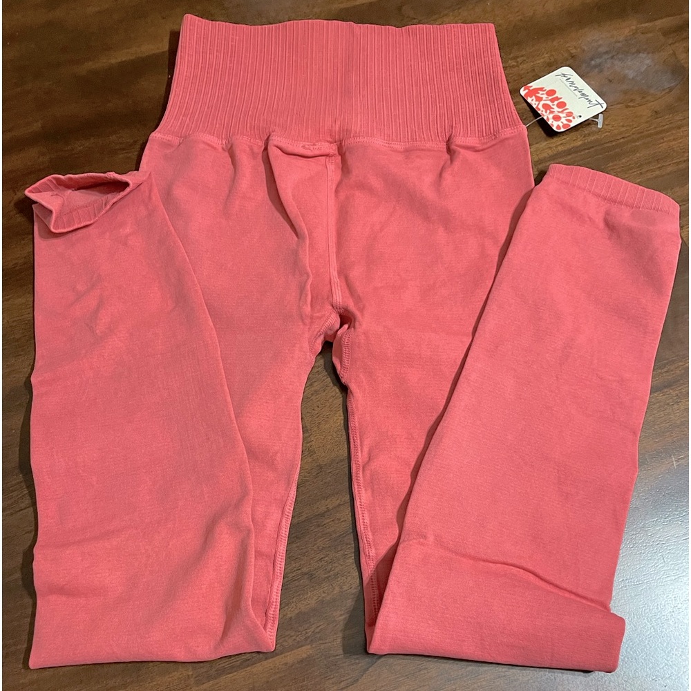 Free People Movement Good Karma Leggings in Pomelo